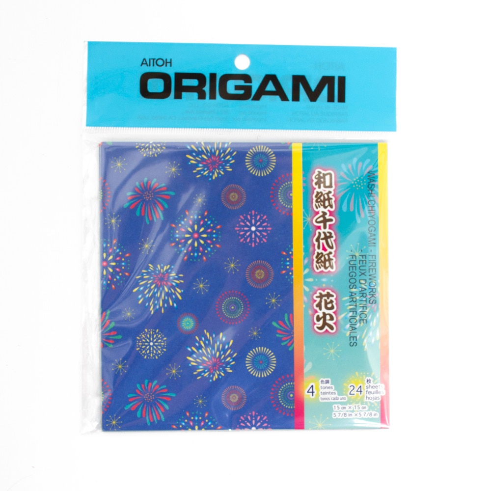 Aitoh, Origami Paper, Fireworks, 24 Sheets